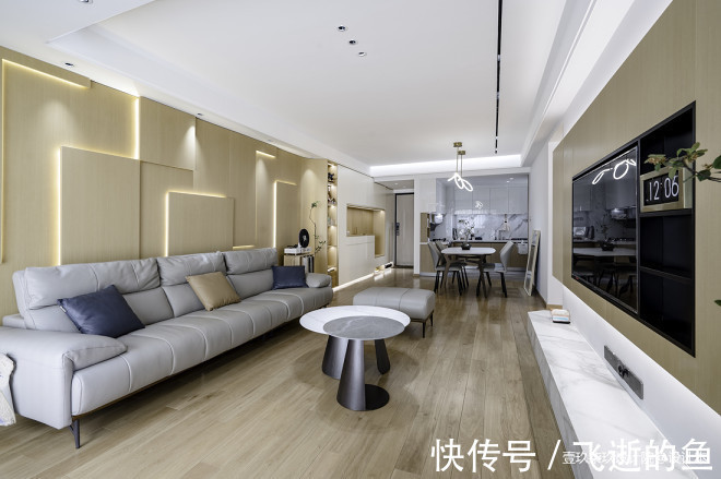 灯带|127㎡现代日式-家里有小孩的务必要看!