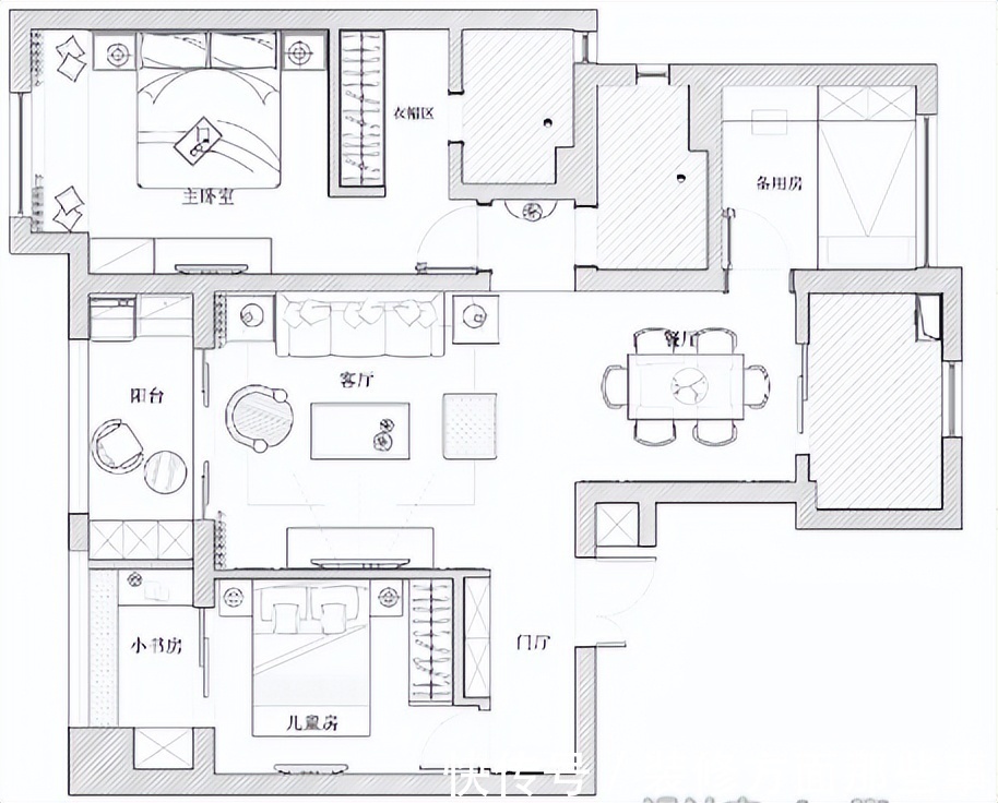 餐厅|110平现代风三居室,餐厅内欢快的撞色更易调动味蕾