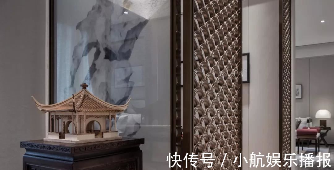 效果图|118平现代中式风格装修效果图淡雅空间魅力四射