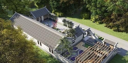 四合院|牛75万自建最美四合院,白墙黛瓦,庭院幽深,堪称传世之院
