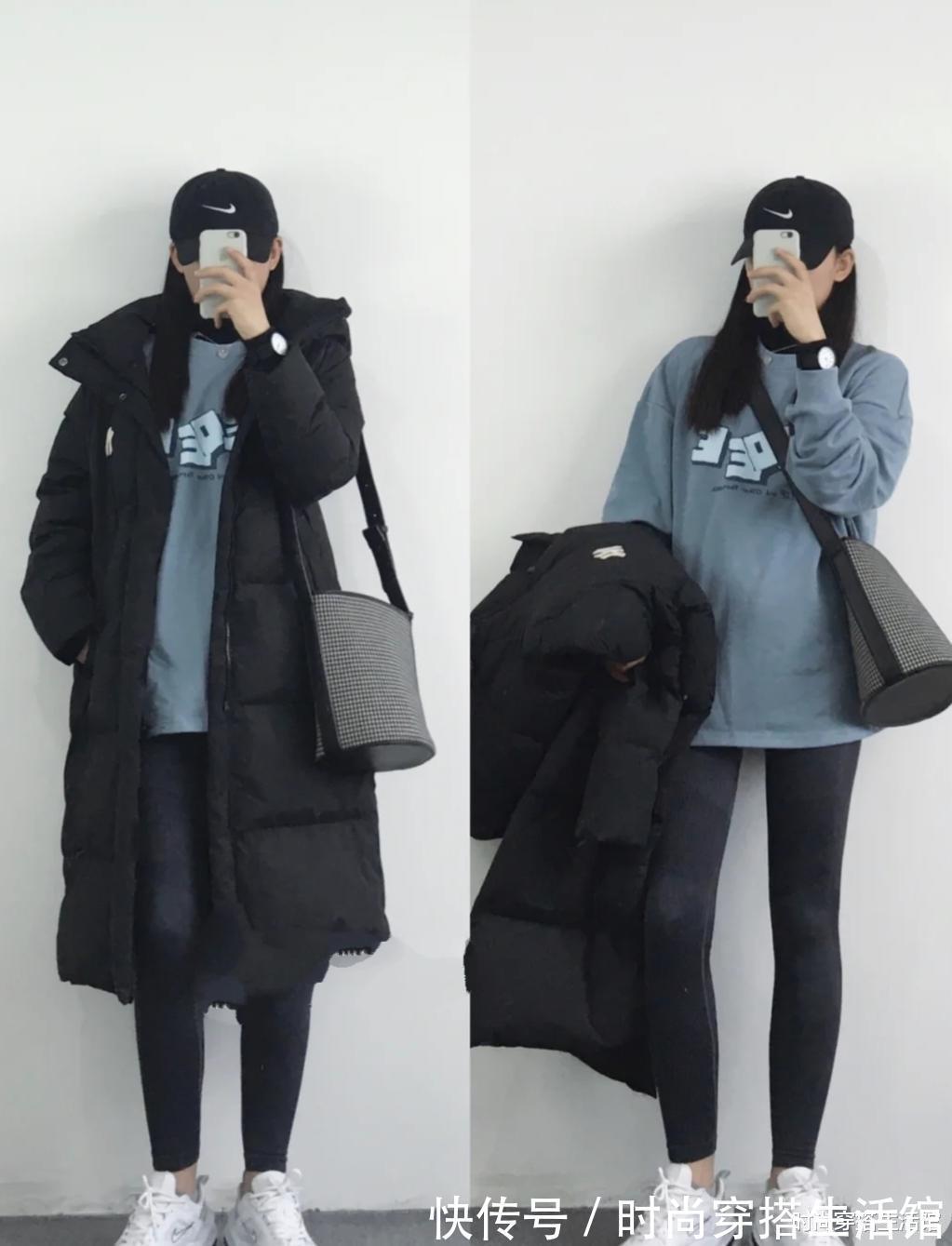 碎花裙|有一种羽绒服,叫“过膝不过踝”,御寒保暖还时尚,很适合普通人