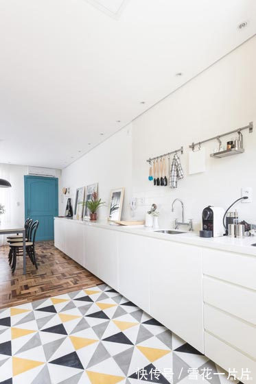 地中海|70平简约风,带有巴西的热情和爱!黑板墙设计,适合小朋友们学习