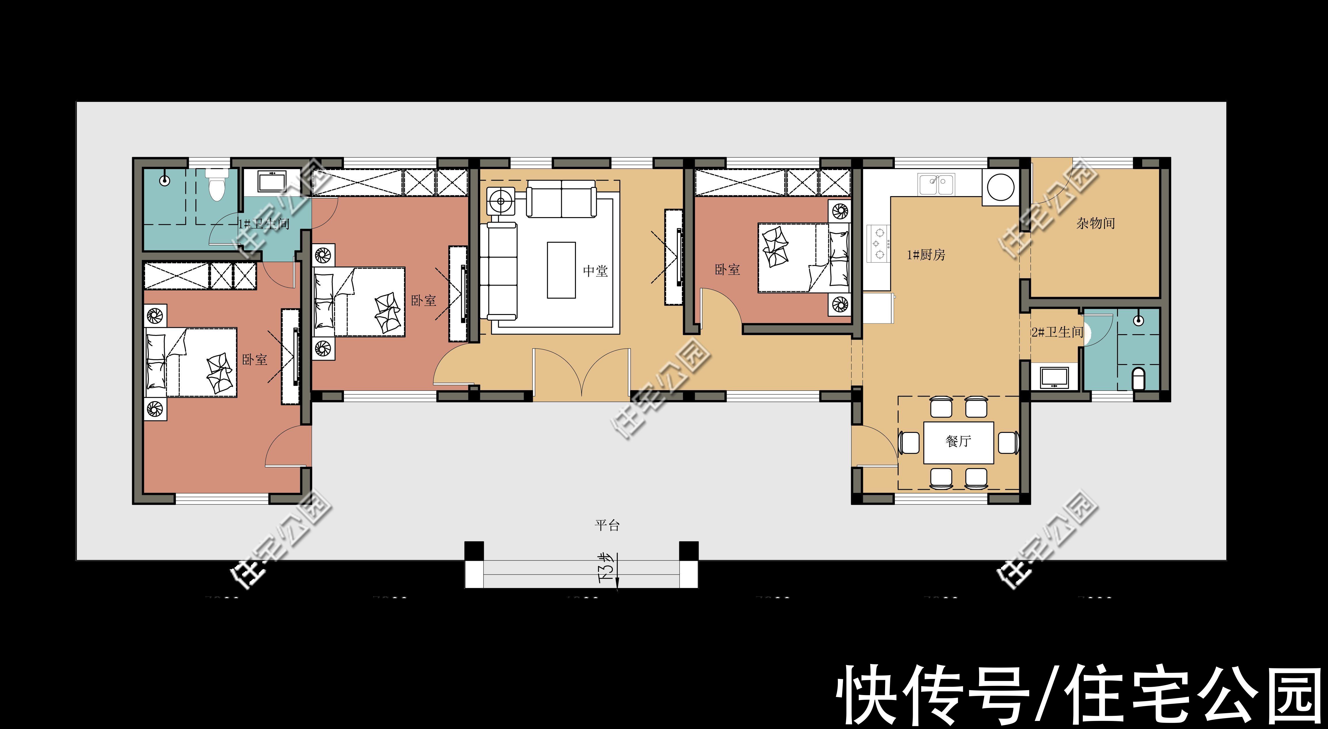 养老房|回农村给父母建养老房，就在这10套图纸里选一套吧，颜值高又实用