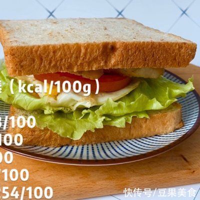 鸡胸肉|#一周减脂不重样#减脂三明治