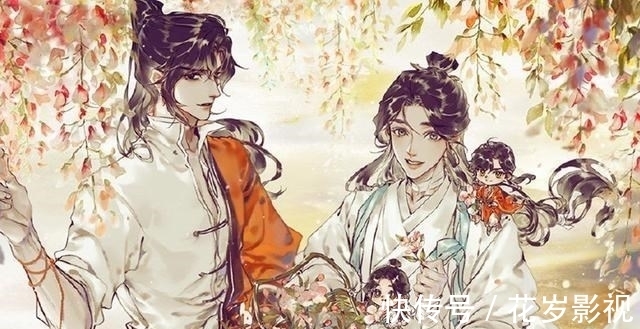 花花|《天官赐福》花怜超轻粘土,是灰灰画的贺图,可以当官方手办了!