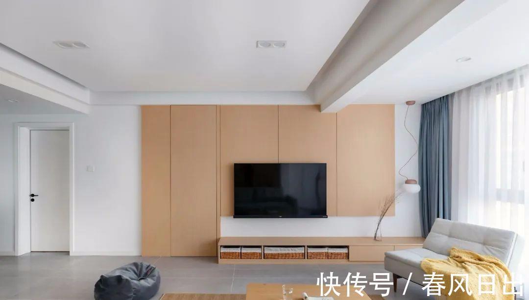 三居|140㎡自然简约风三居,一体的多功能空间,羡慕!