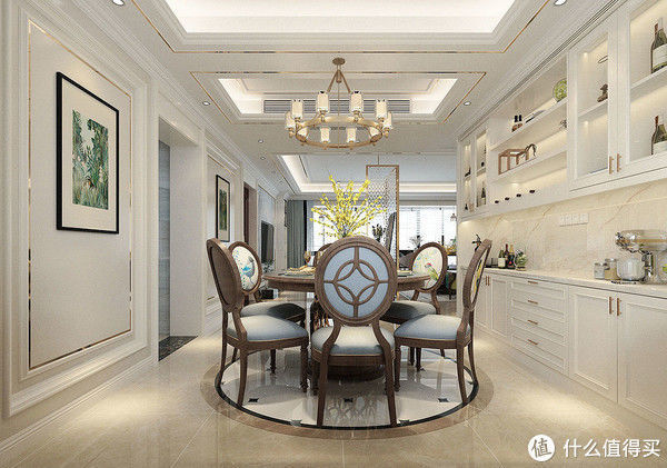 新家|35岁阿姨的新家火了，美式风格超温馨，224平米的空间敞亮又大气