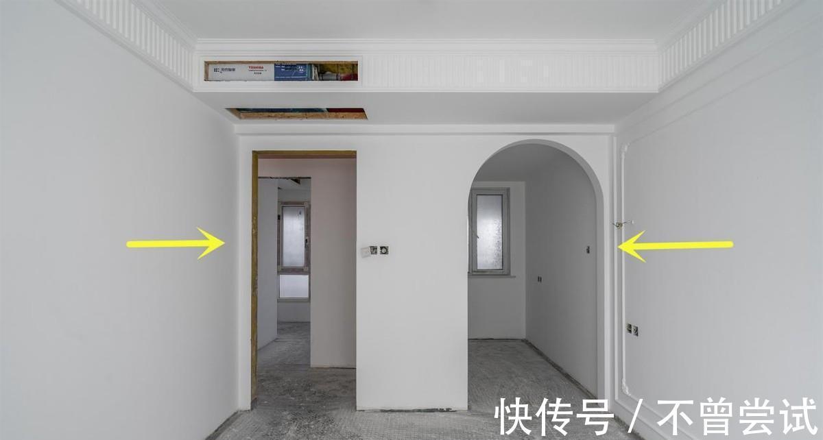 隔断|跟光秃秃的门洞相比,打一圈柜子仅用1㎡多个储物间,更受青睐