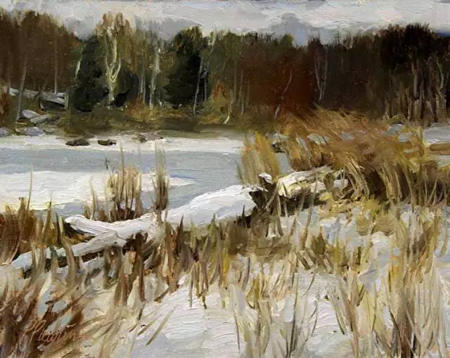 油画#加拿大画家Lili Anne Laurin的风景油画,在形色光影中倾洒出绝美风景