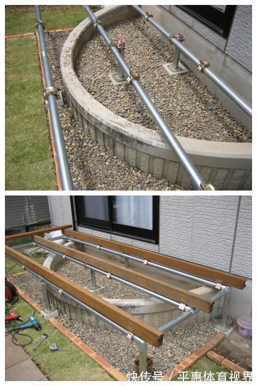 露台|我家要是有个大院子,我也在门前铺一层钢管抬高,露天甲板好结实