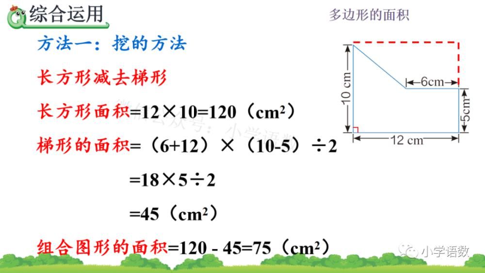 人教版五年级数学上册第6单元《整理和复习》课件及同步练习