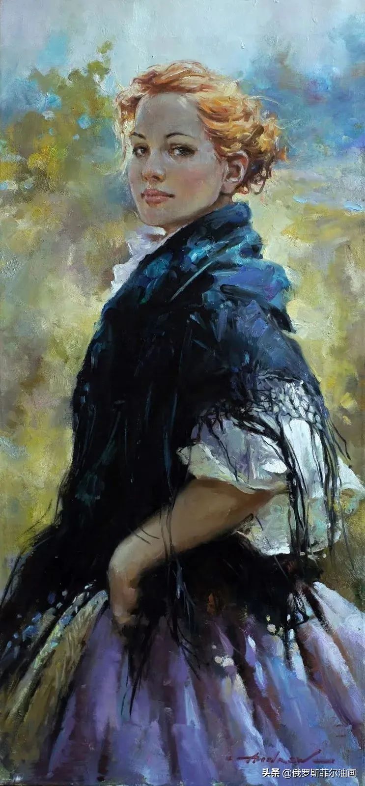 赏读&奔放美艳,活力无限~俄罗斯画家安德鲁的油画作品赏读