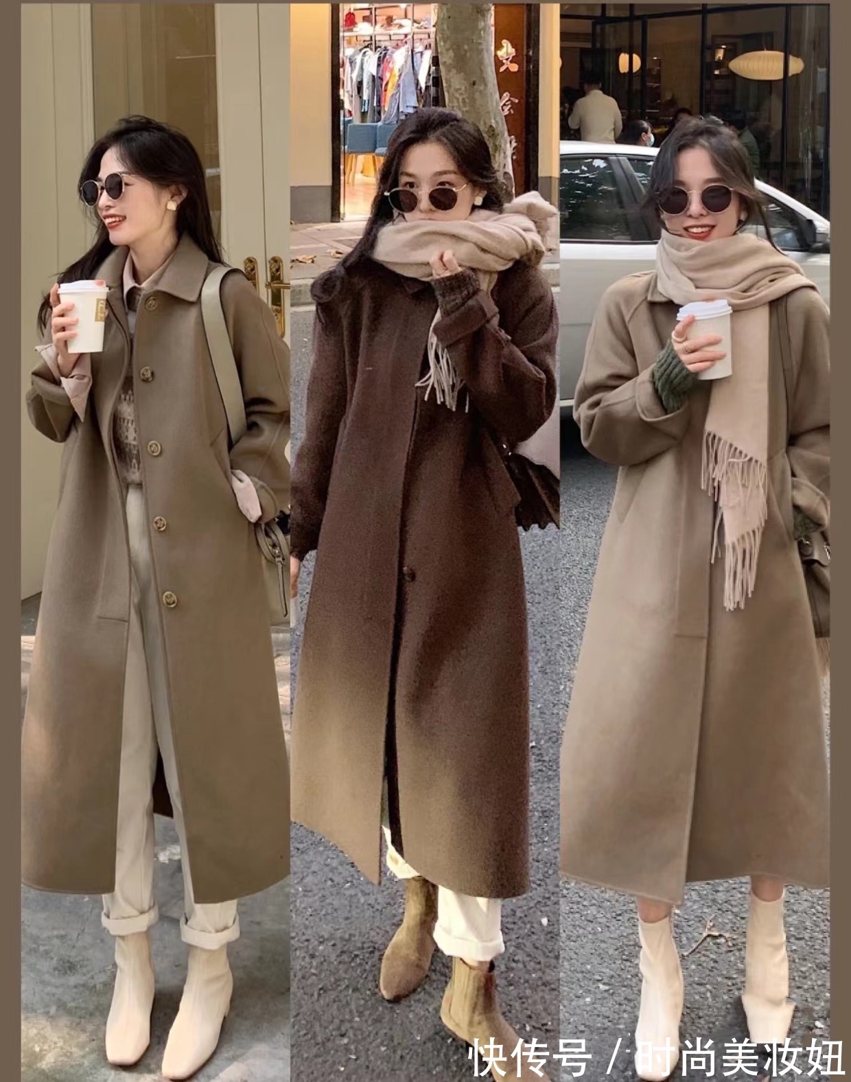 穿搭|1米58的小个子就该这样穿,保暖不臃肿,照着穿显高又时髦洋气