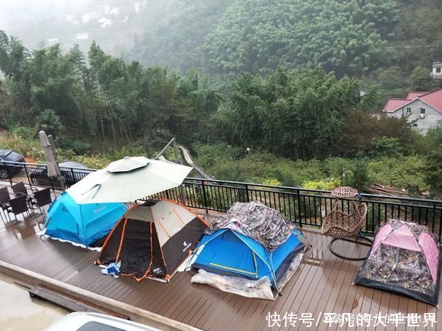 到浙西大峡谷回归大自然，放下忙碌用心感受云雾缭绕的山间农父庐