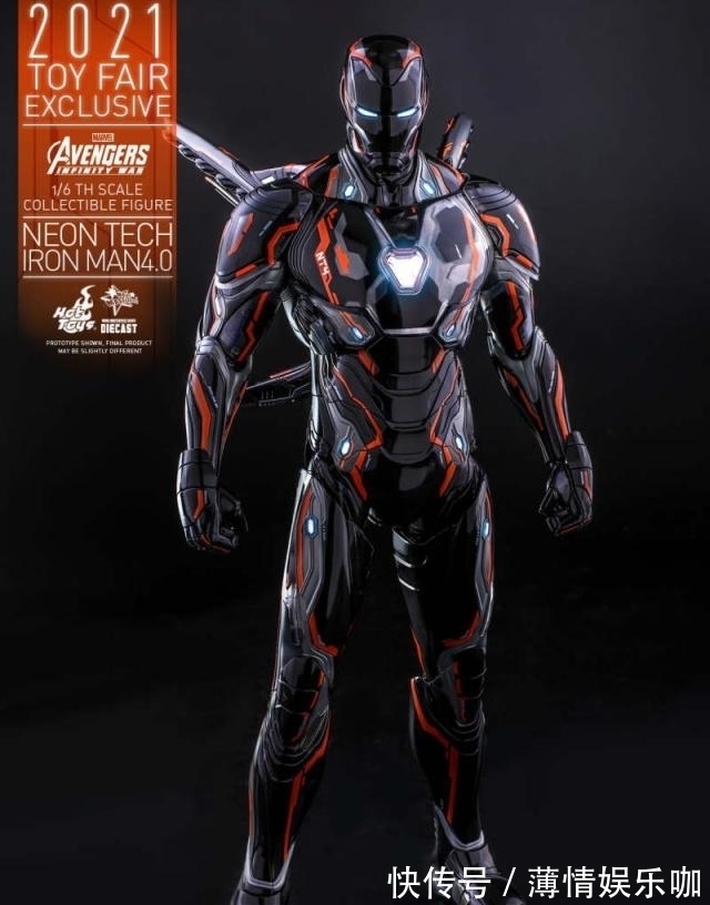 钢铁侠|模玩资讯：Hot Toys《复仇者联盟3：无限战争》霓虹科技钢铁侠