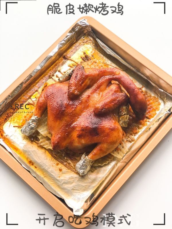 简单省事懒人菜连鸡头都能吃的香脆烤鸡，一次就上瘾