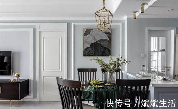 吧台|参观表姐128㎡新房，头次见这么浪漫的轻奢风，一进门就被迷住！