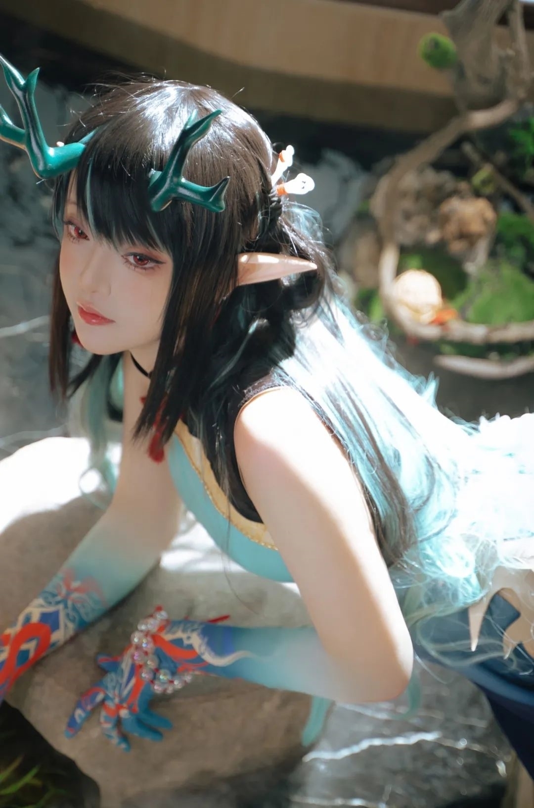 cos:明日方舟染尘烟-夕cos正片@黑龙贯通