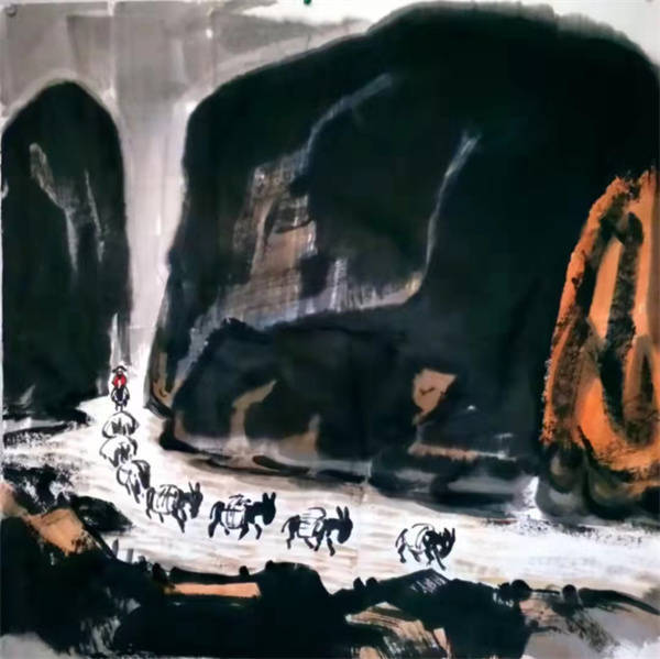 扈恩龄!画家扈恩龄大写意山水作品欣赏