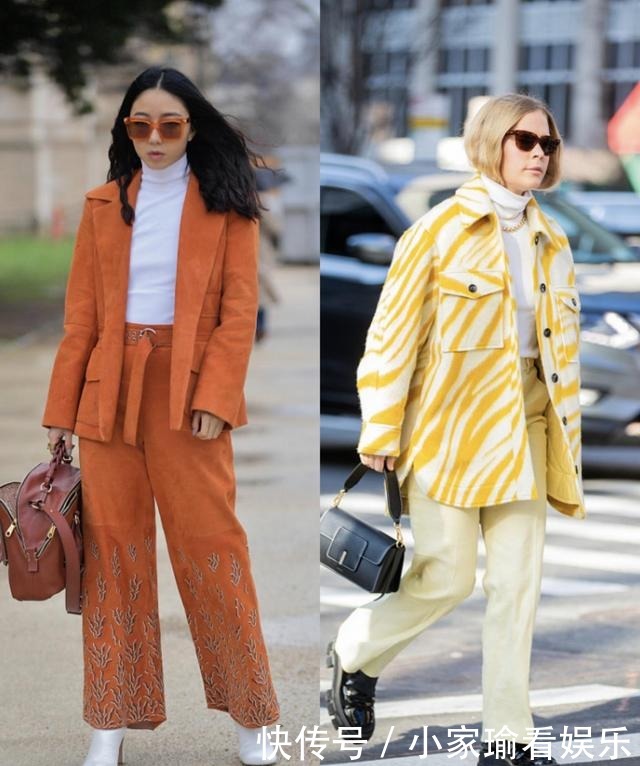 白色高领打底衫穿对了真不丑,叠穿了解一下,优雅新潮还精致