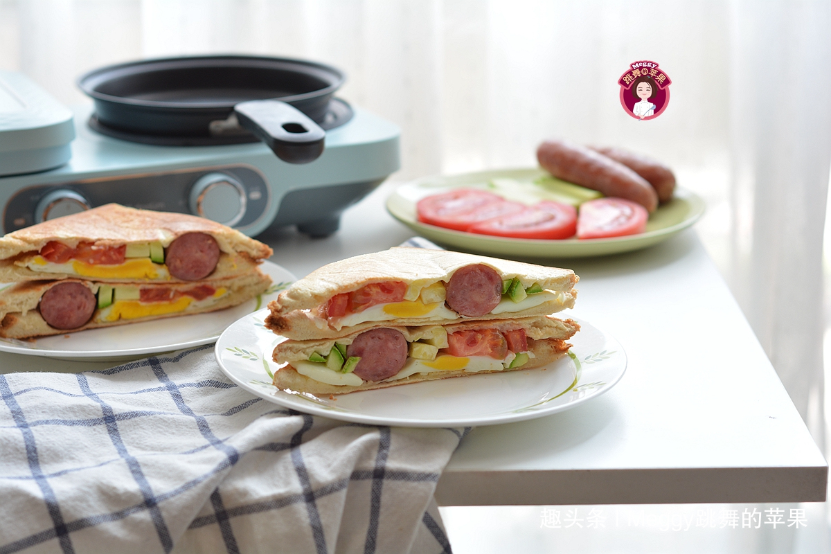 早餐自制三明治，料足味美用时短，比“赛百味”经济实惠，不排队