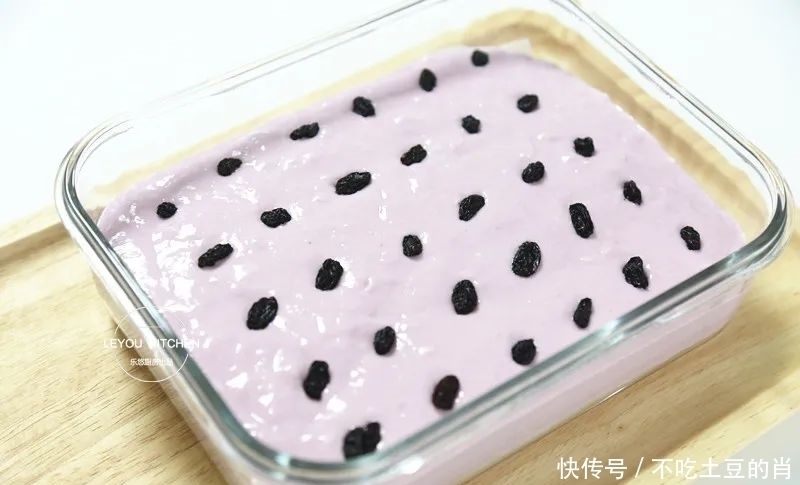 不用|不用揉面,搅搅面糊,蒸一块又松又软的发糕