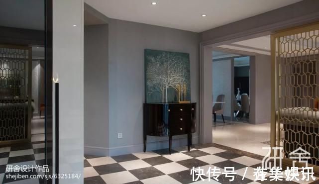 净色|玄关是家的门面,原来地砖也可以铺得这么美~