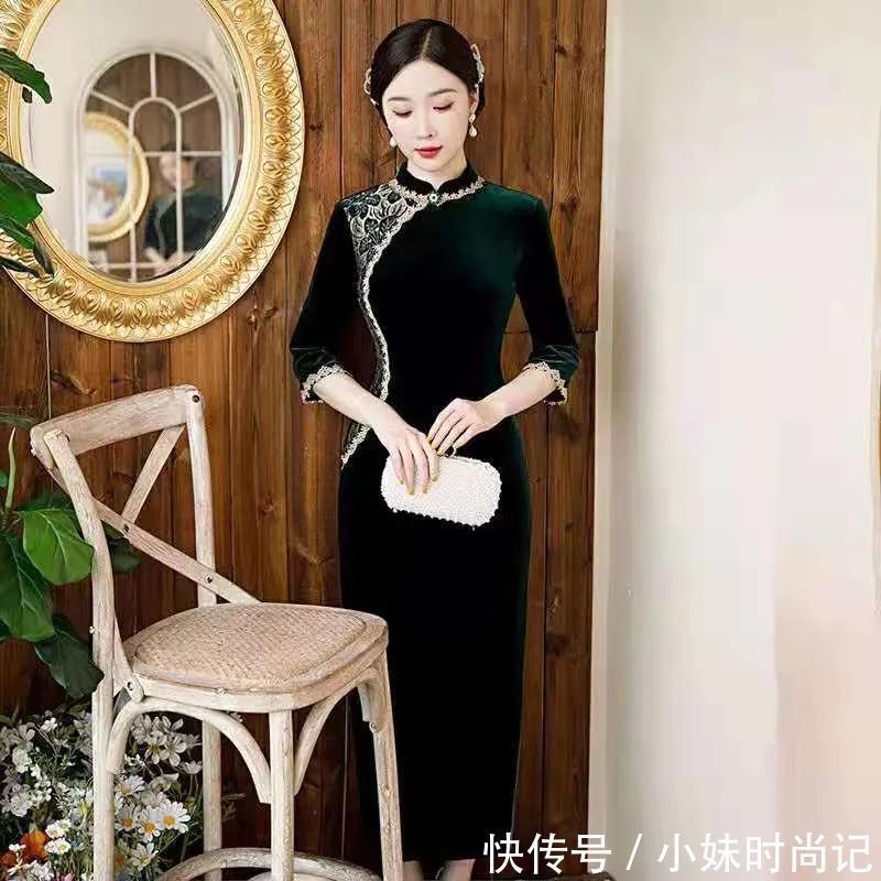 得体|现代改良版旗袍秋冬怎么穿才好看,这四点你一点要知道,得体雅致