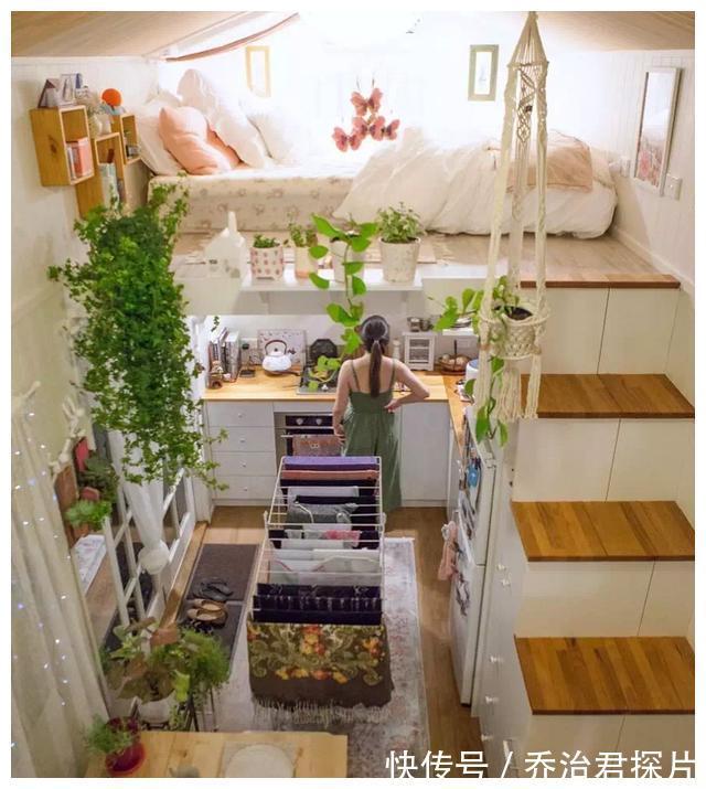 浪漫|她爆改18㎡极小空间,应有尽有,温馨又浪漫,把日子过成了诗!