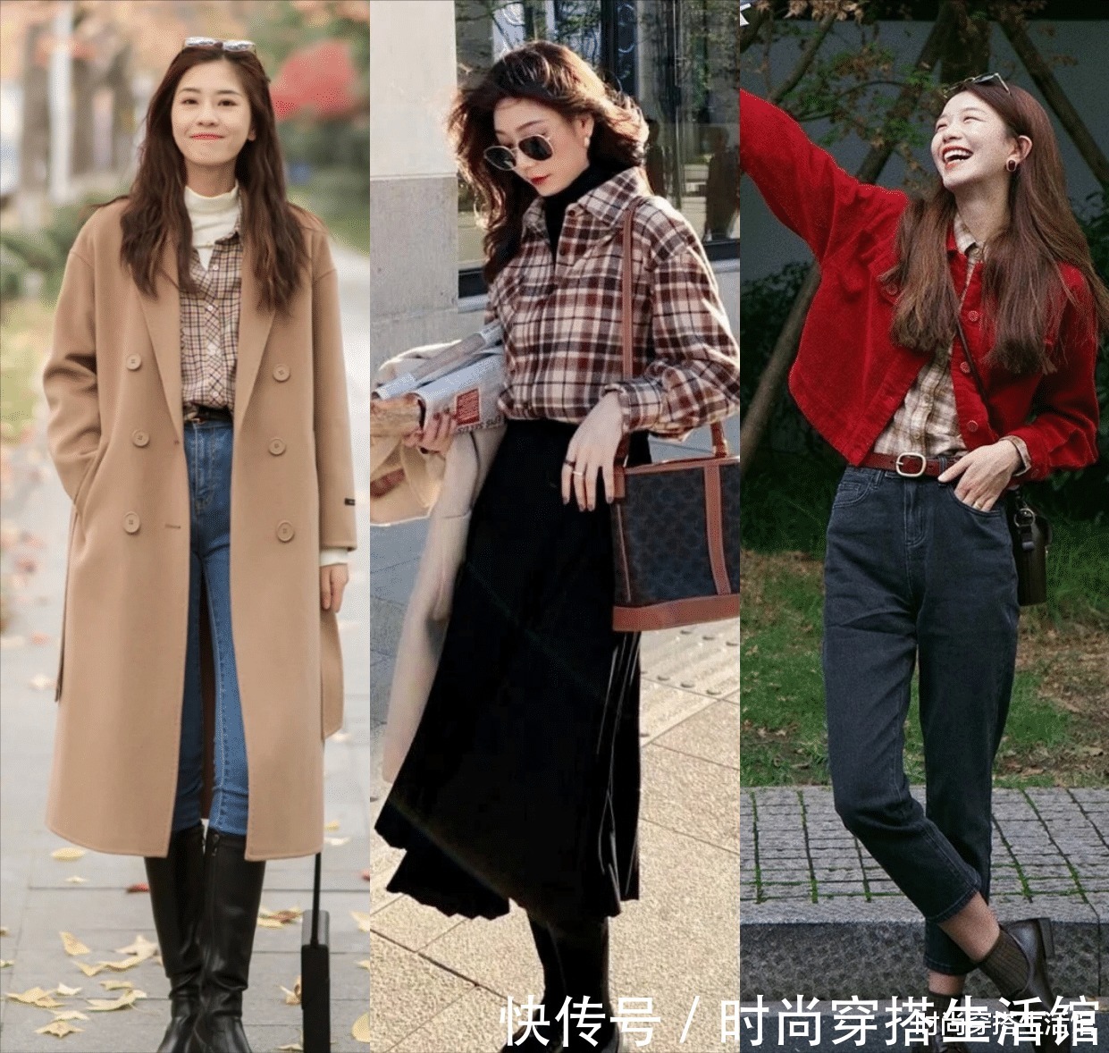 双排扣|降温后,真正有品位的女人,秋天穿衣都会选择这5件单品