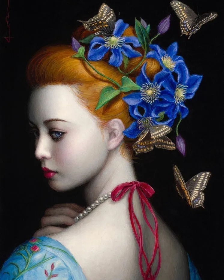 性感!太上头!她笔下的神秘唯美女子,比蜜桃还嫩!