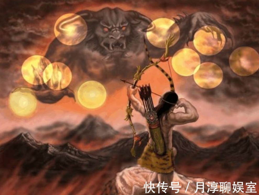 射日!历史中的后羿“射日”,他射的不是太阳而是君主,晚年堪比商纣王