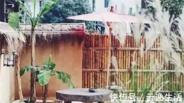 长方形|70后大叔用6年时间,建造400㎡院子,为追求原始房顶铺茅草