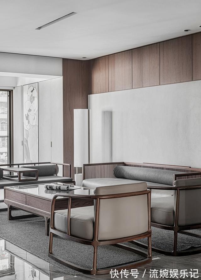 茶室|上海夫妻晒出235㎡新家，越简单越高级，让人一见倾心的中式风