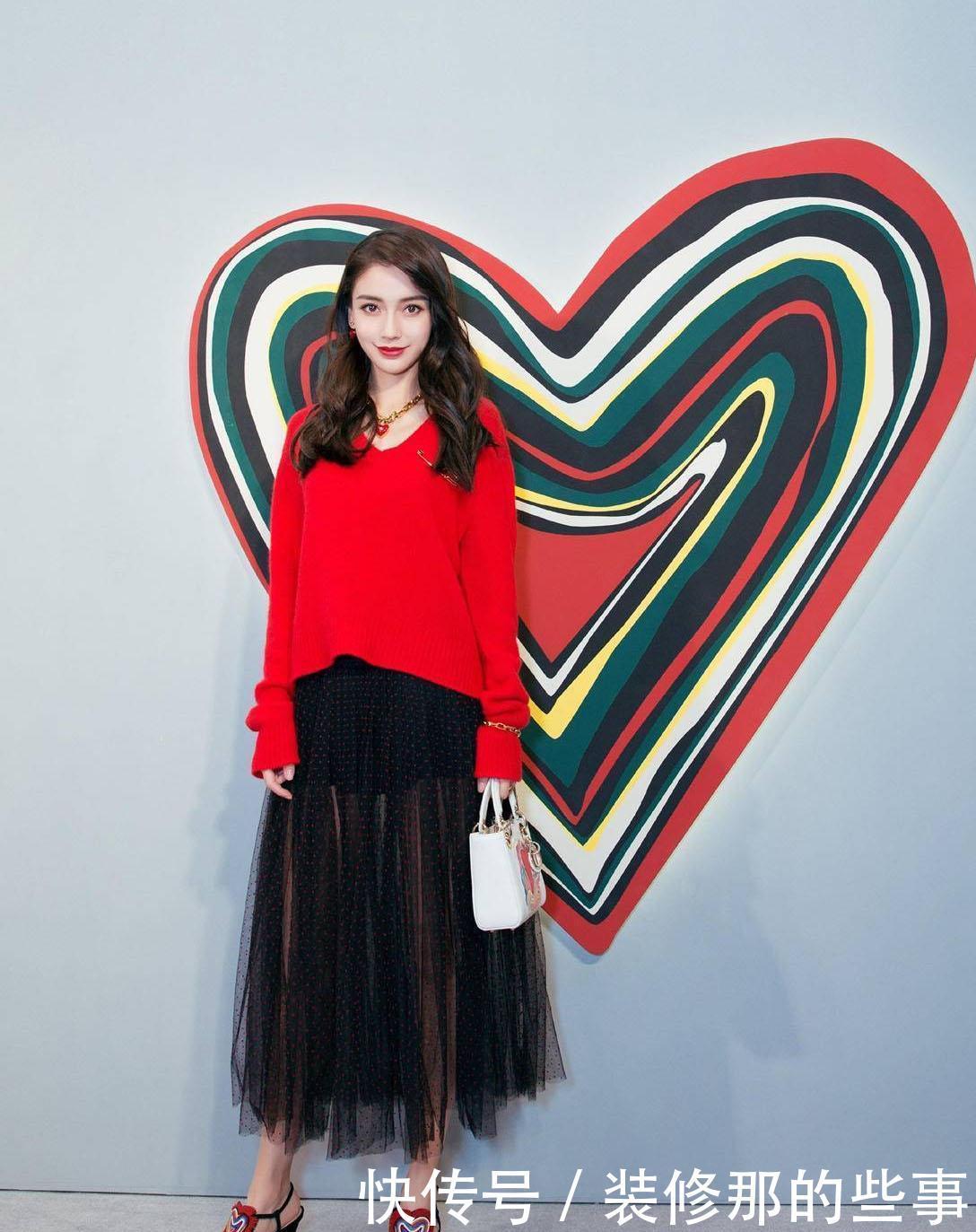 “红毛衣”怎么穿才不俗气?选款搭配都很重要,穿对了美成焦点