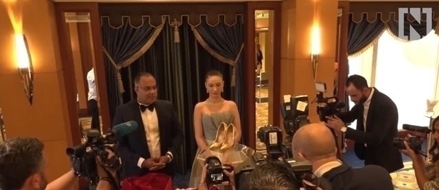 钻石 全球最贵的高跟鞋,钻石镶边黄金为底,价值1.17亿人民币!