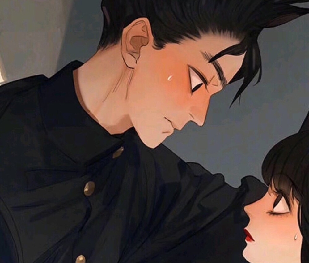 甜丧·低糖·动漫情头:全世界都坠入爱河,就我一个人还在岸上。