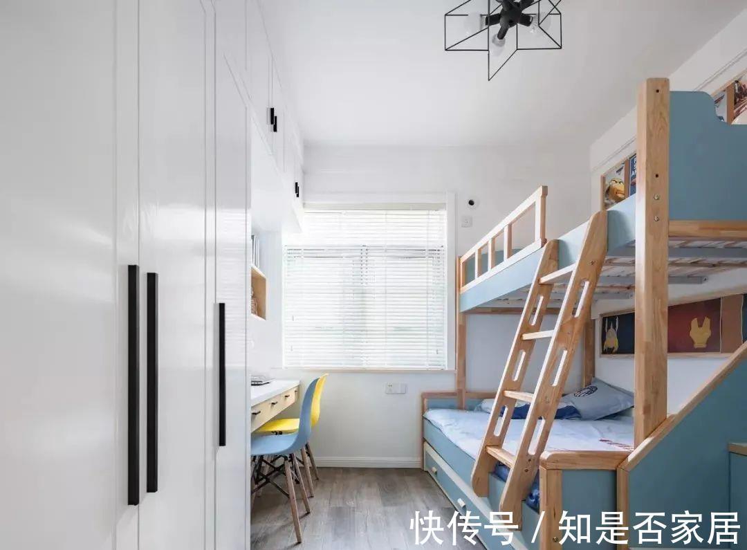 上下铺|二胎床别买上下铺，占地方还不好看，靠墙做个到顶床美观又省空间