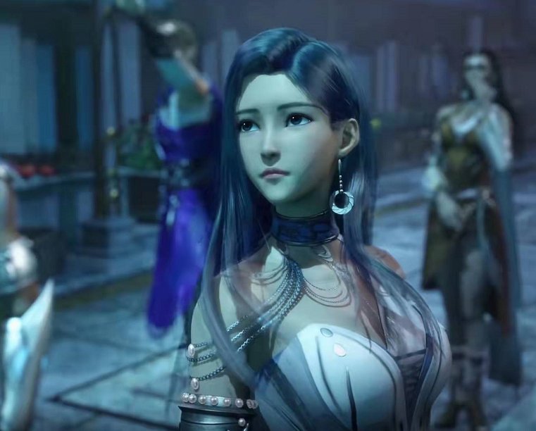 黑长直|斗罗大陆：又出路人美女，黑长直不输猫耳娘，波塞西换裙子秀美腿