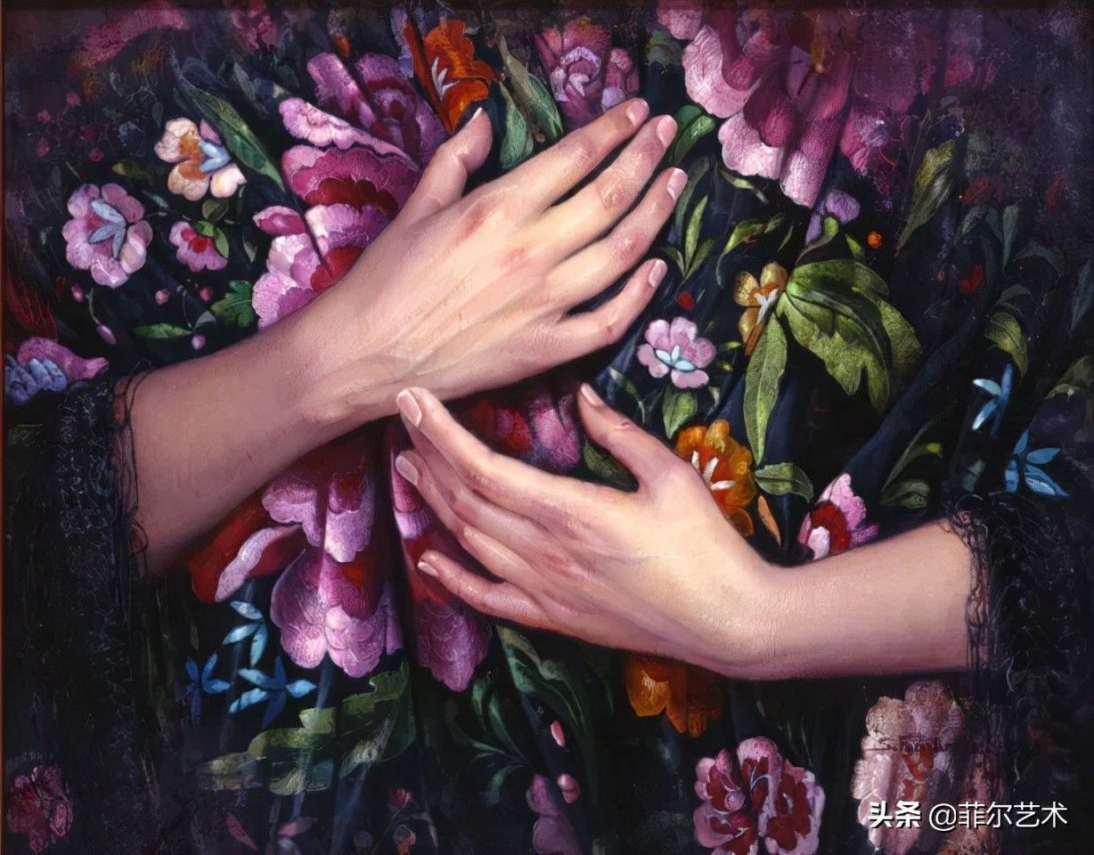 女画家@女画家索莱达·费尔南德斯画笔下的女子人物沉稳自然,美丽优雅