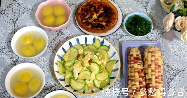 北京一家四口七天早餐火了朋友圈,这生活条件太好了,妈妈真勤快!