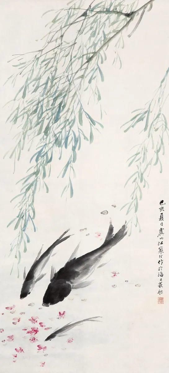 轻风|十位大师画柳，婀娜多姿，轻风拂面！