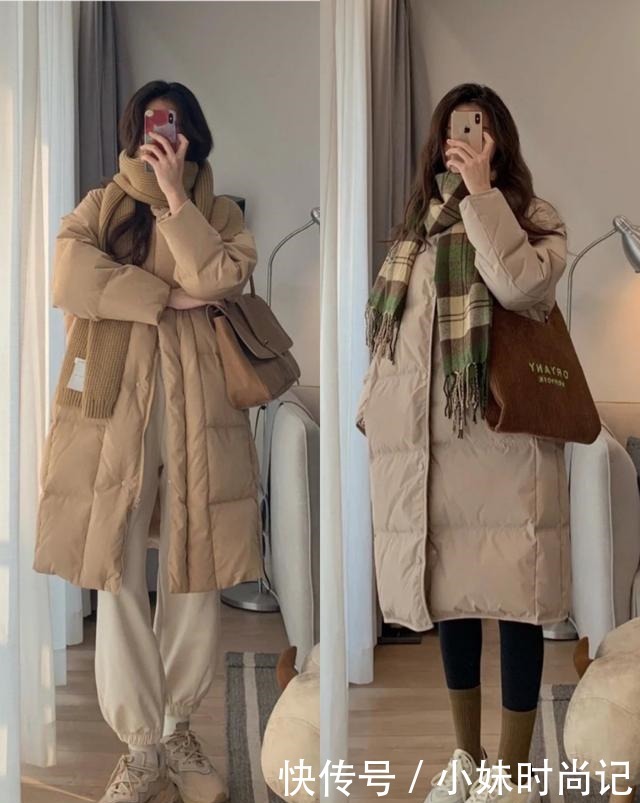 精致女孩秋冬保暖穿搭模板, 即使天气很冷, 还是要保持美丽呀!