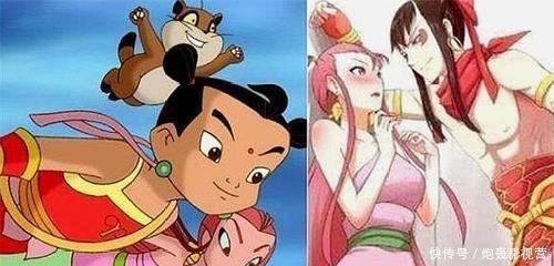 动漫中六对情侣长大后的样子哪吒小龙女壁咚柯南小兰太甜蜜