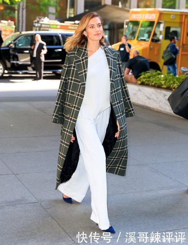 大衣+阔腿裤的搭配真霸气,穿着这两种单品,气场可太强势了