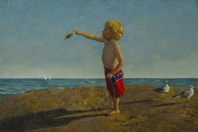 艺术家!色彩的情感表现,美国艺术家迈克尔的绘画作品