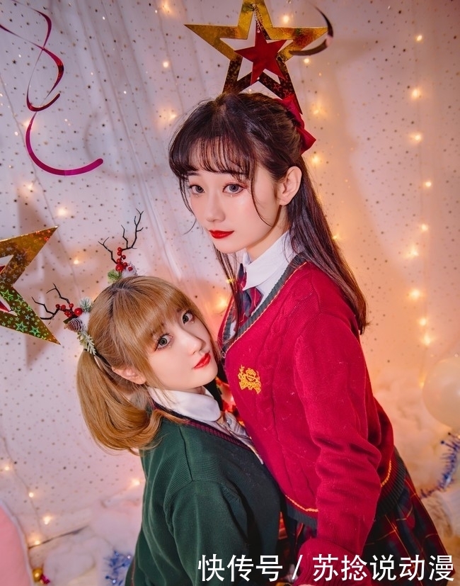 JK少女:平安夜里的颂歌,传递着欢快的旋律