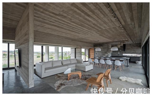 水泥色|毛坯房别墅设计，看这外观就被迷住了！省去装修就能入住了