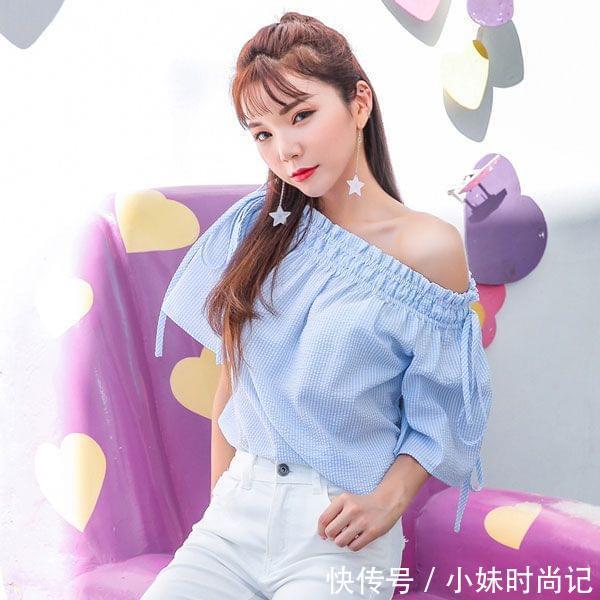 潮裤|夏季遮肉潮搭,气质上衣+显瘦潮裤,时髦减龄有气质