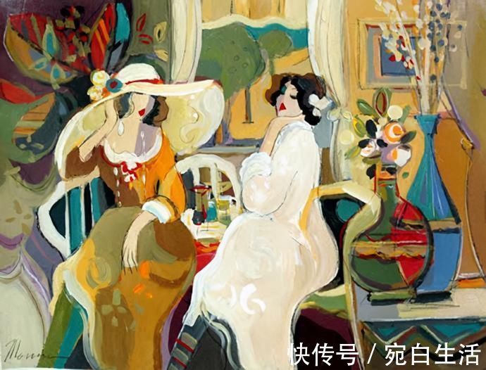 isaac maimon！以色列艺术家人体油画中的女郎，优雅而迷人